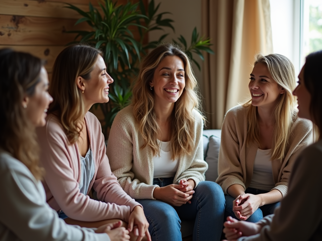 Fertility support group meeting