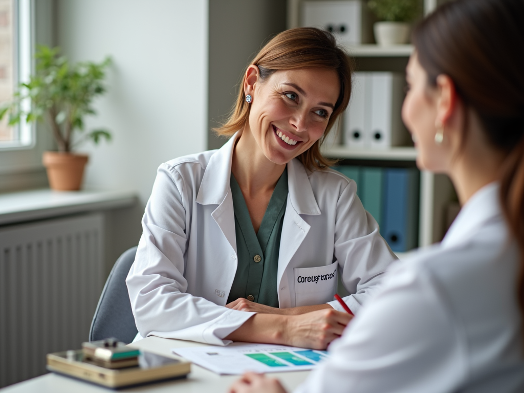 Consulting with a reproductive endocrinologist for PCOS management.