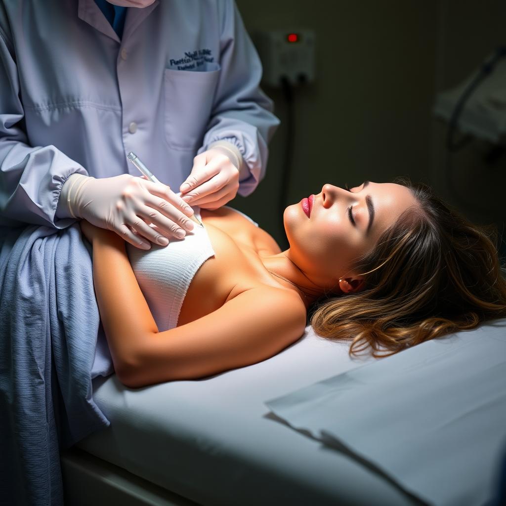 Egg retrieval procedure during egg freezing.