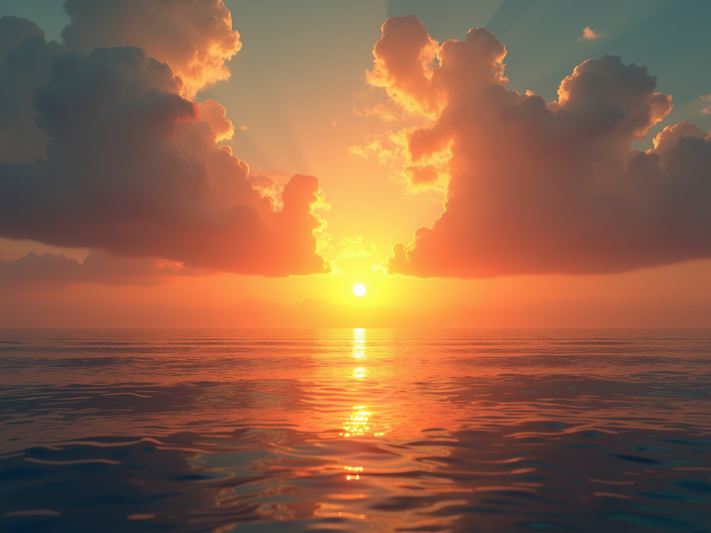 A beautiful sunrise represents the hope and resilience that can be found even in difficult times.