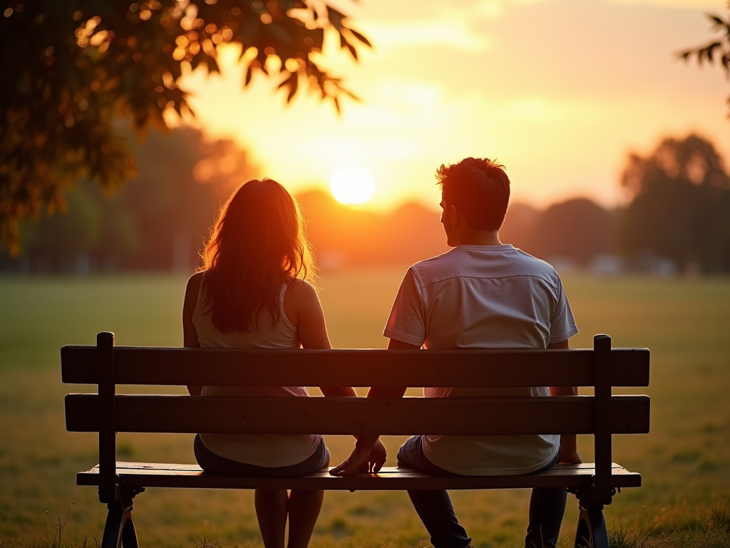 Couple supporting each other through fertility journey