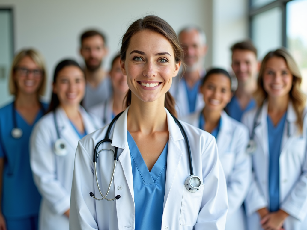 Fertility clinic medical team