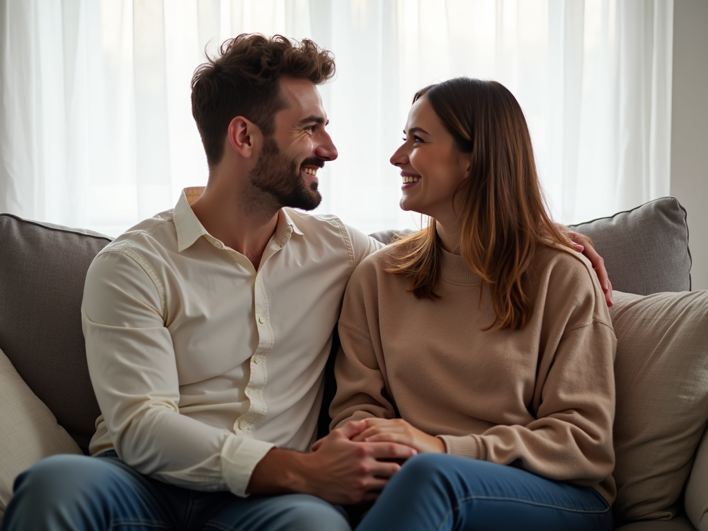 A couple supporting each other through the challenges of infertility.