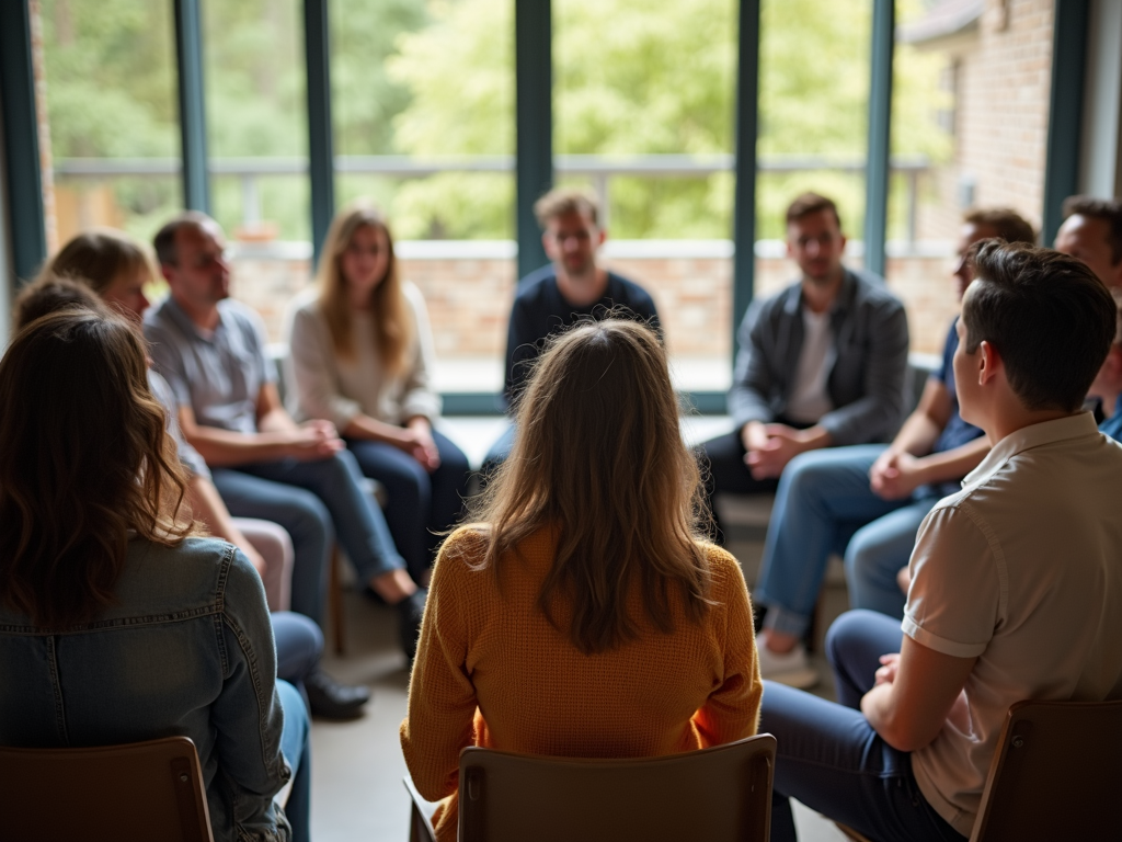 Support group for fertility treatment patients