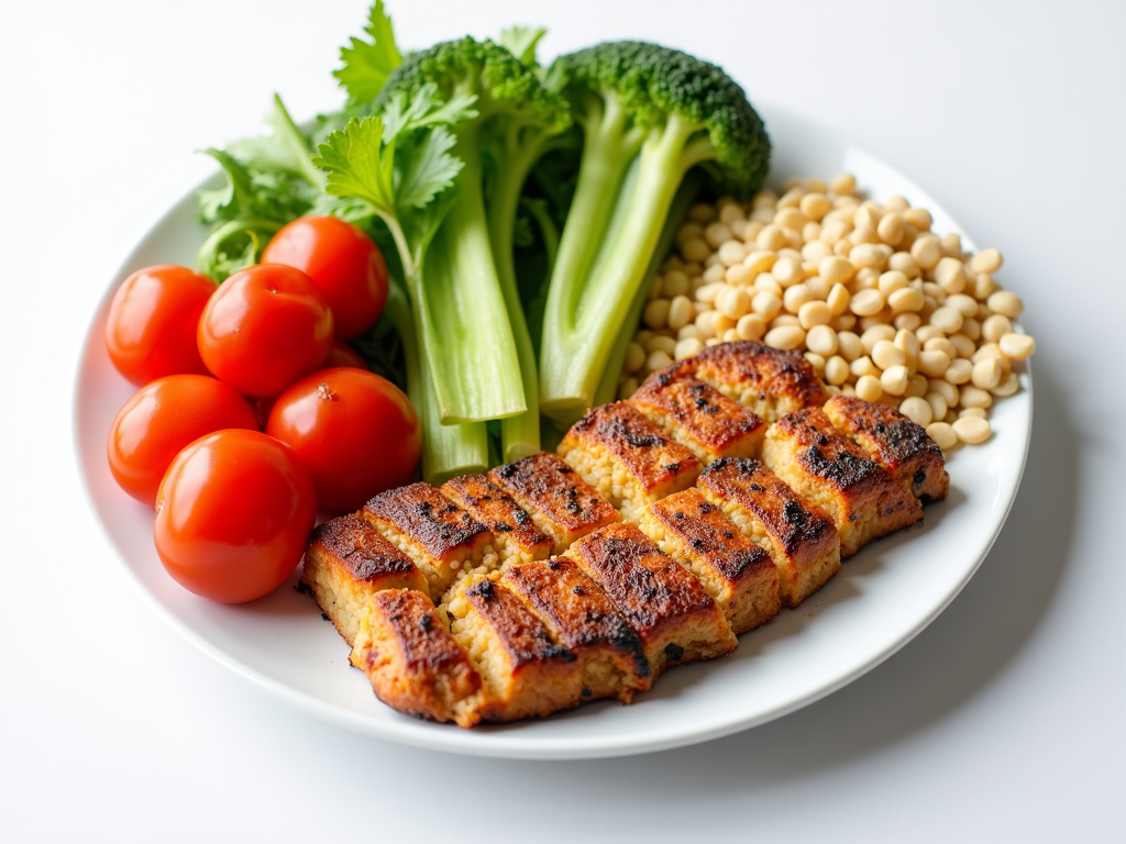 Healthy meal for managing PCOS symptoms.