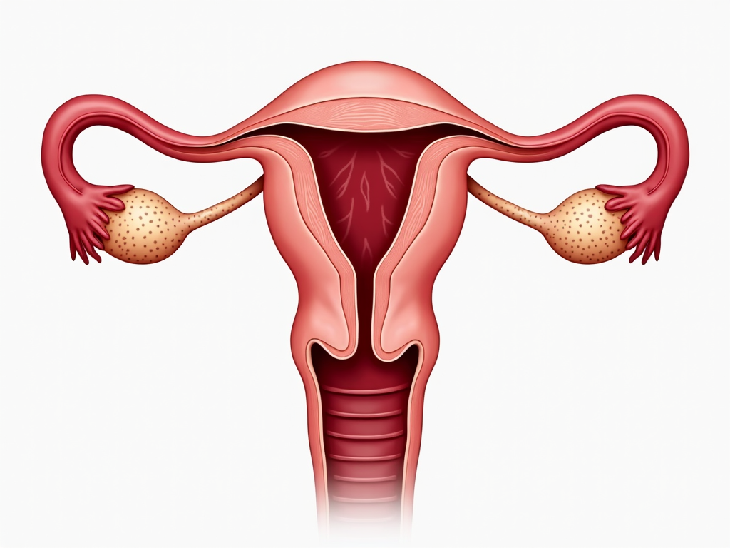 Diagram of the male reproductive system highlighting blockages in azoospermia.
