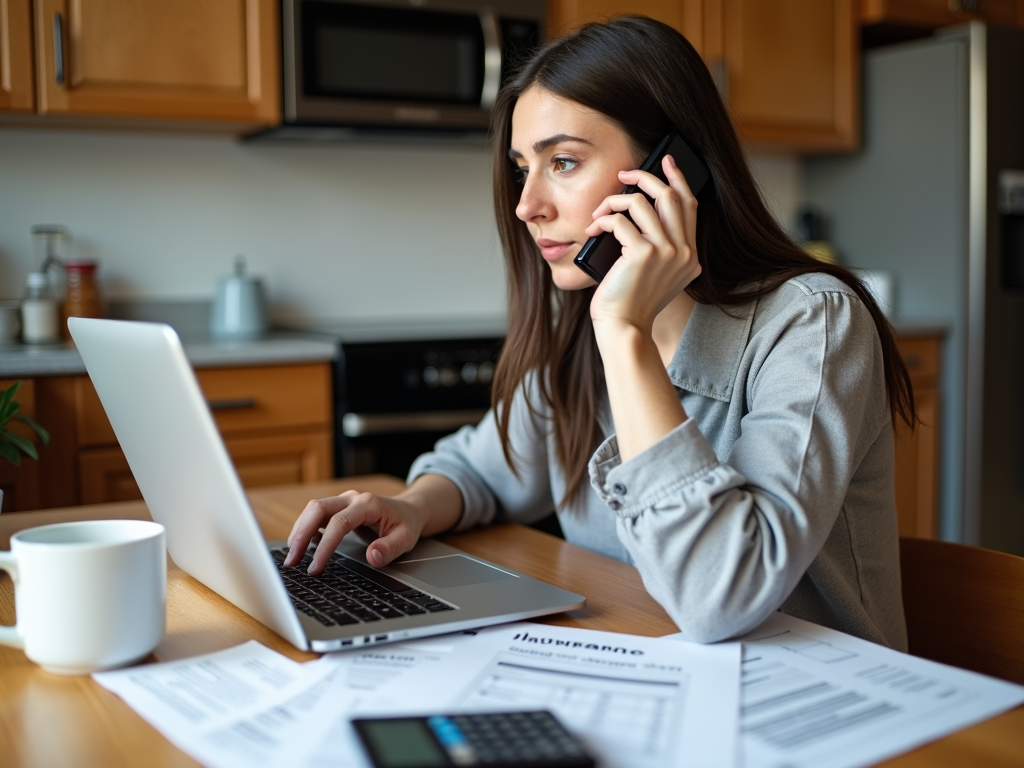 Person reviewing insurance for fertility preservation
