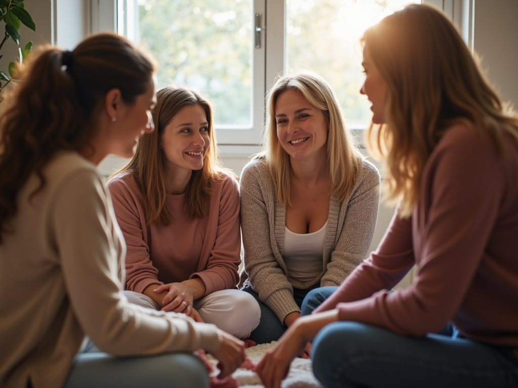 Women supporting each other through fertility decisions