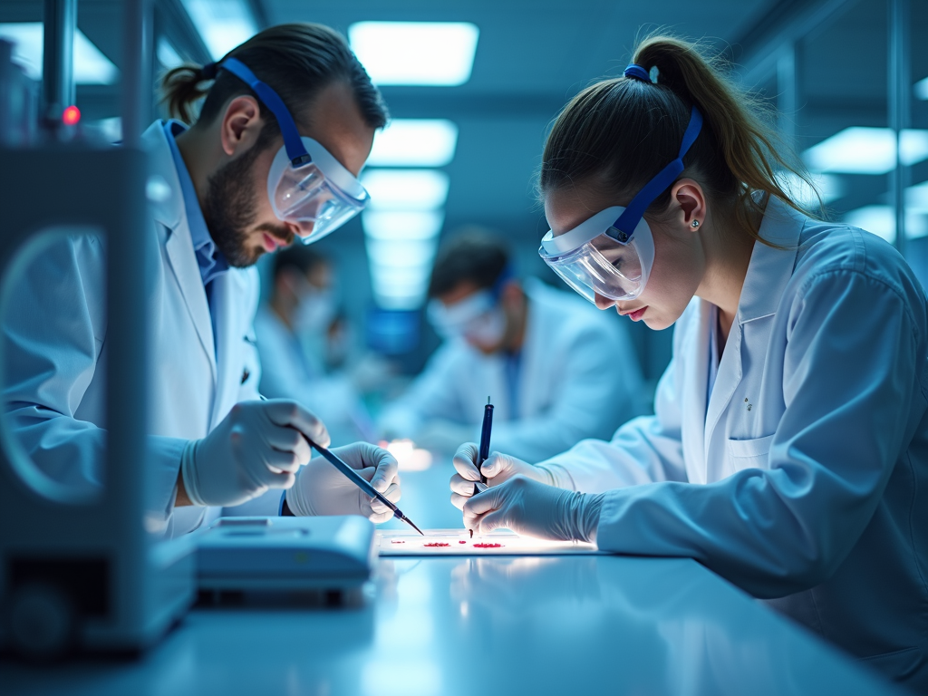 Modern lab showcasing future reproductive technology