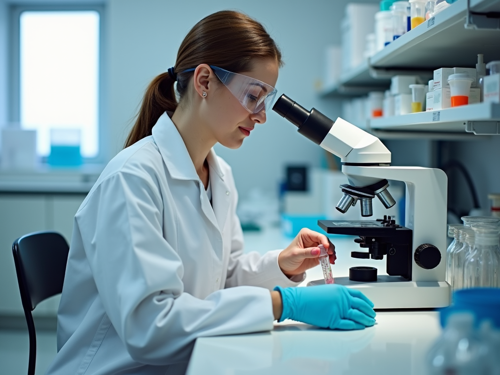 Scientist working on fertility preservation