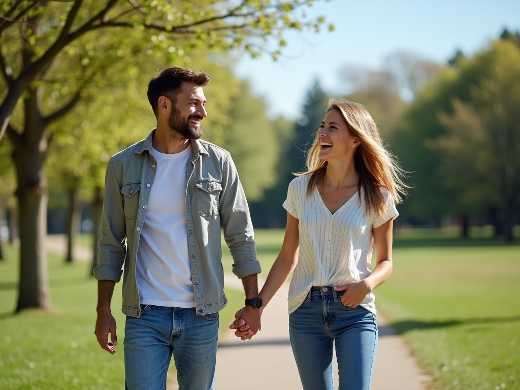 A couple enjoying a moment together during their fertility journey.
