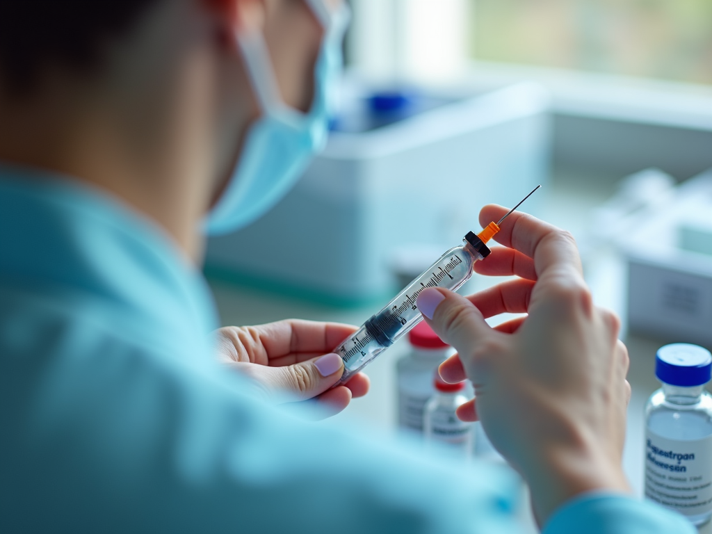 Preparing Gonadotropin injection
