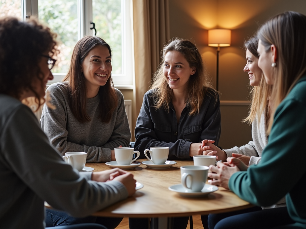 Infertility support group meeting
