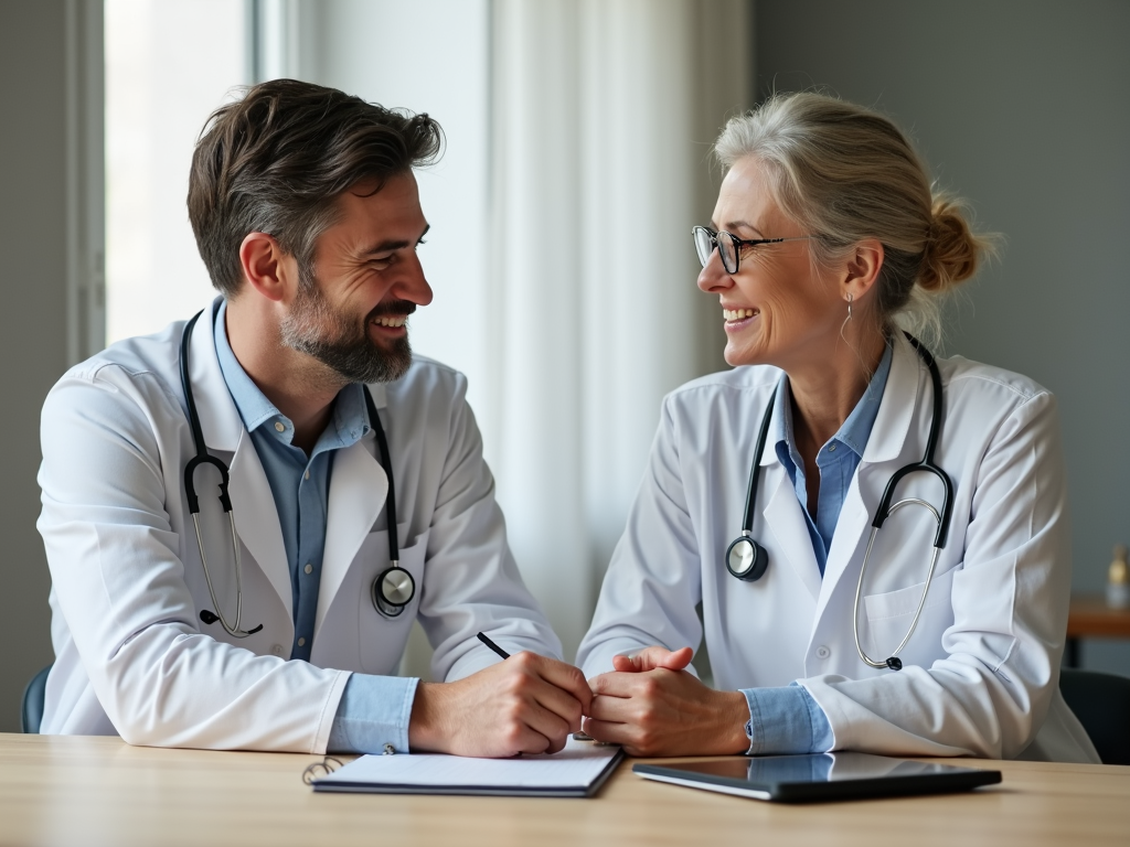 Patient asking doctor about fertility options