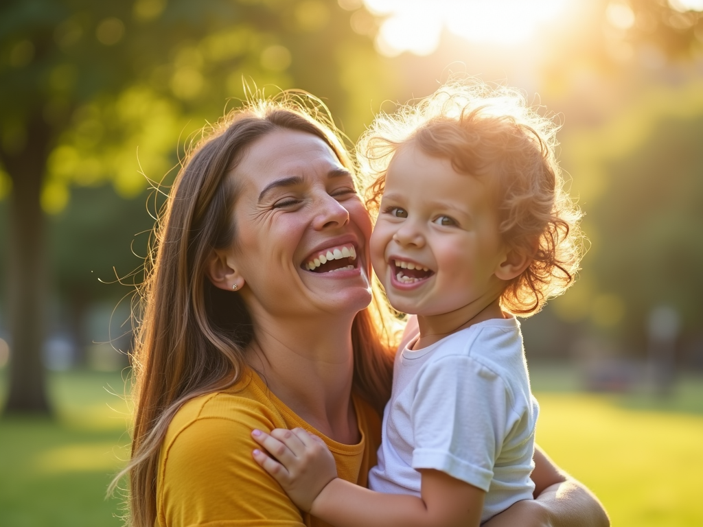 Cancer survivor mom with child after fertility preservation