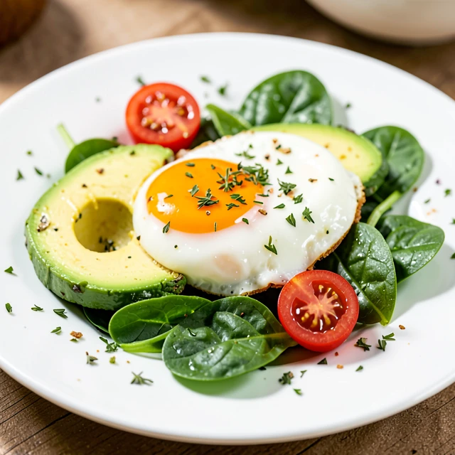 Avocado egg breakfast bowl easy PCOS-friendly recipe