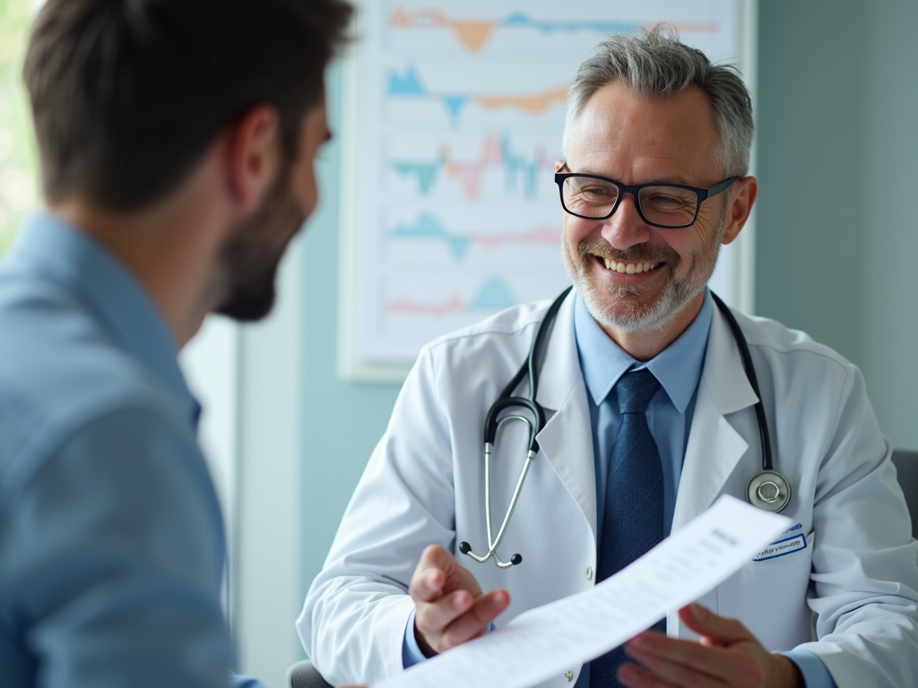 Doctor discussing IVM with a PCOS patient.