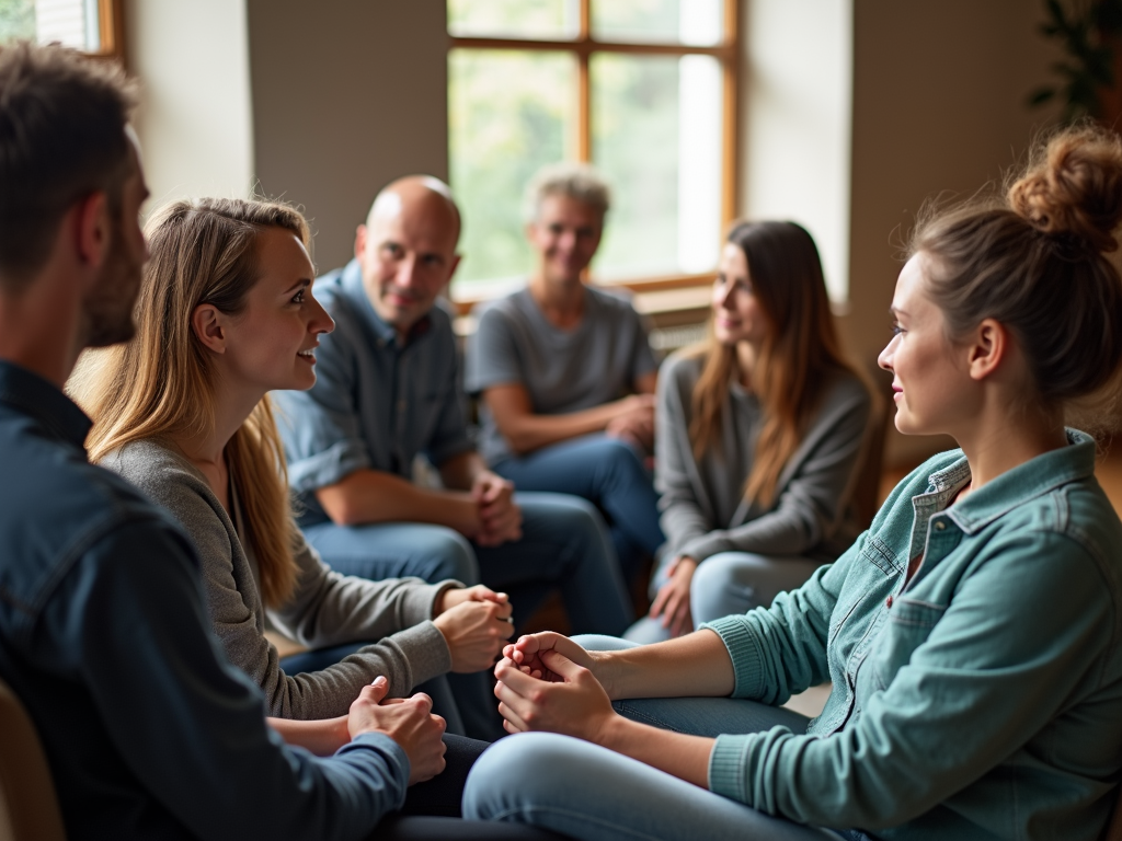 A support group for individuals coping with infertility, providing a sense of community and understanding.
