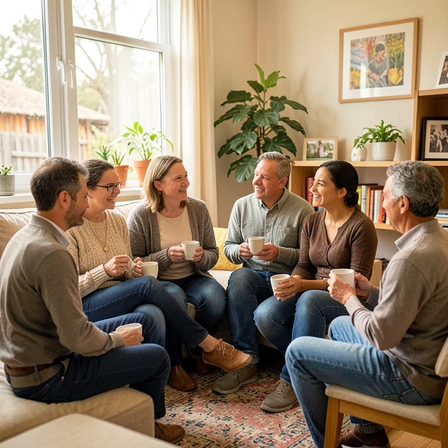 Support group providing emotional connection during infertility challenges