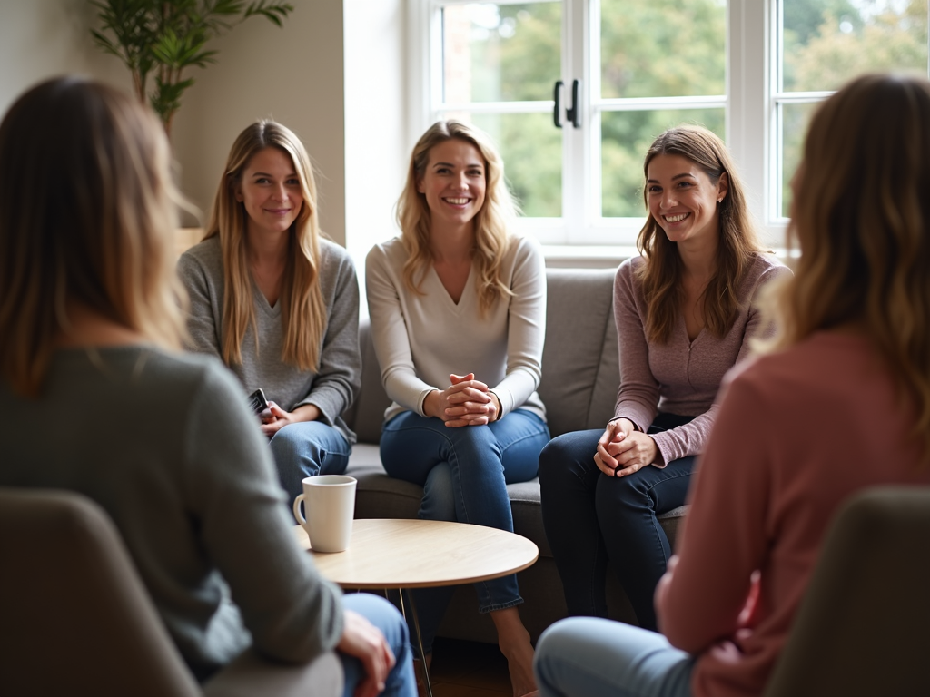 Fertility support group meeting