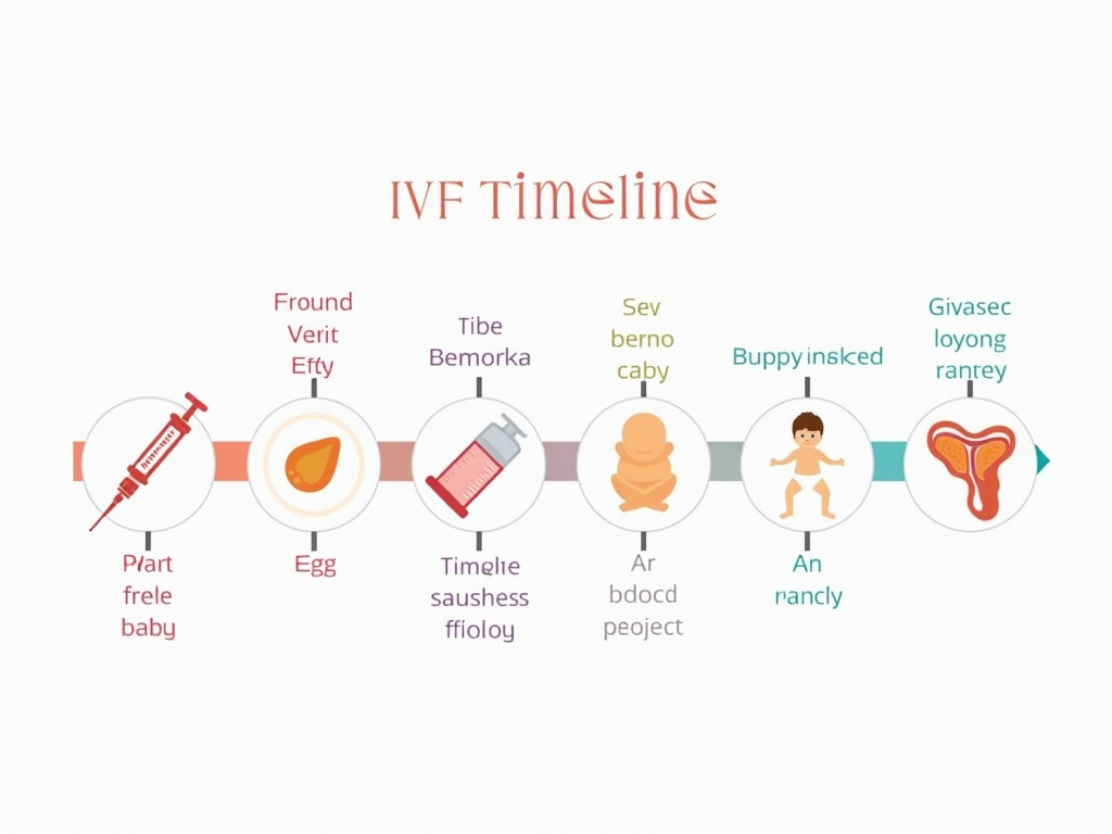 IVF process infographic