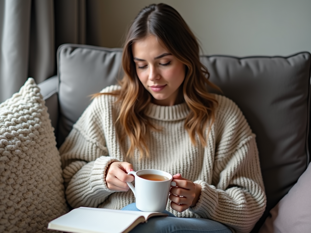 Woman reflecting on her PCOS diagnosis.