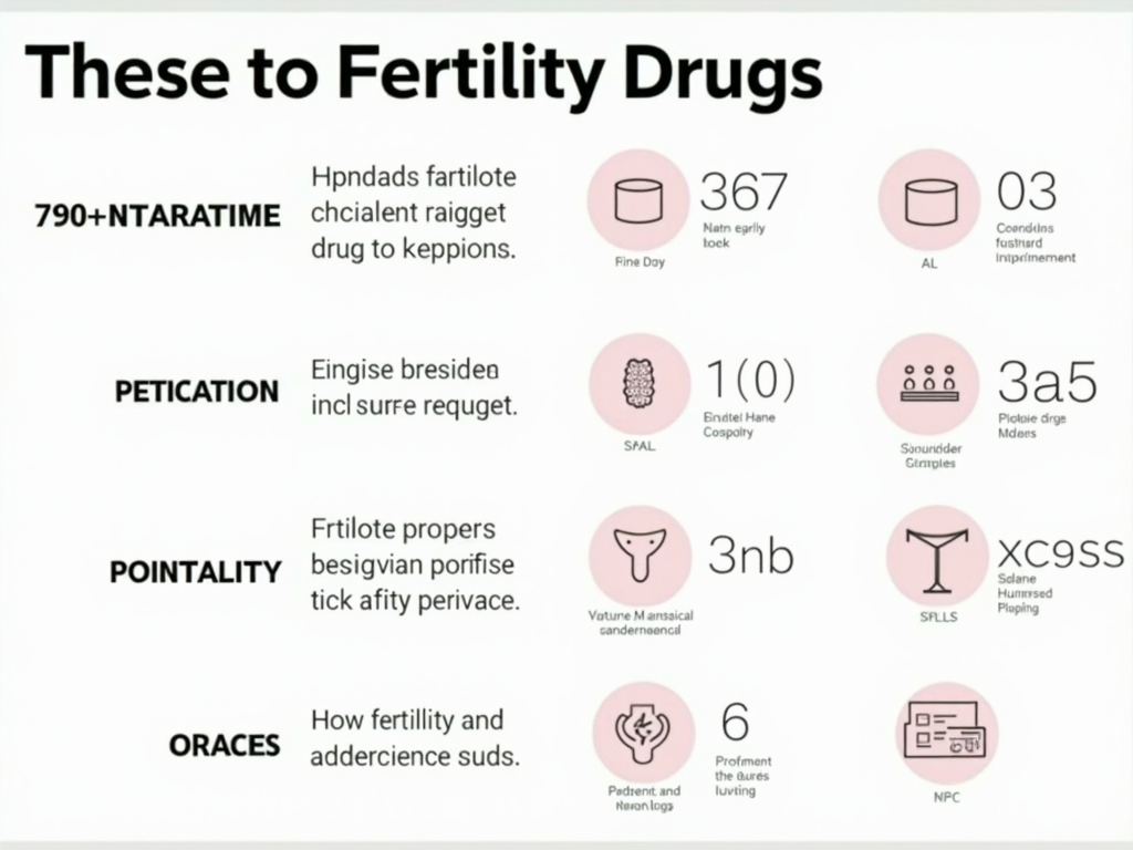 Infographic on fertility drug types