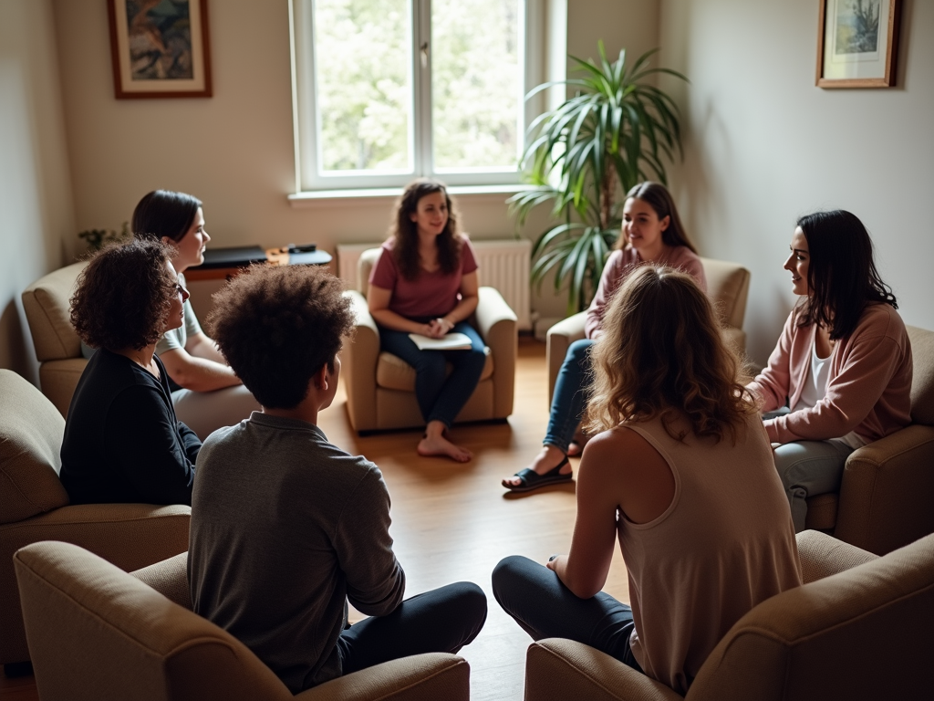 Support group for fertility treatment patients