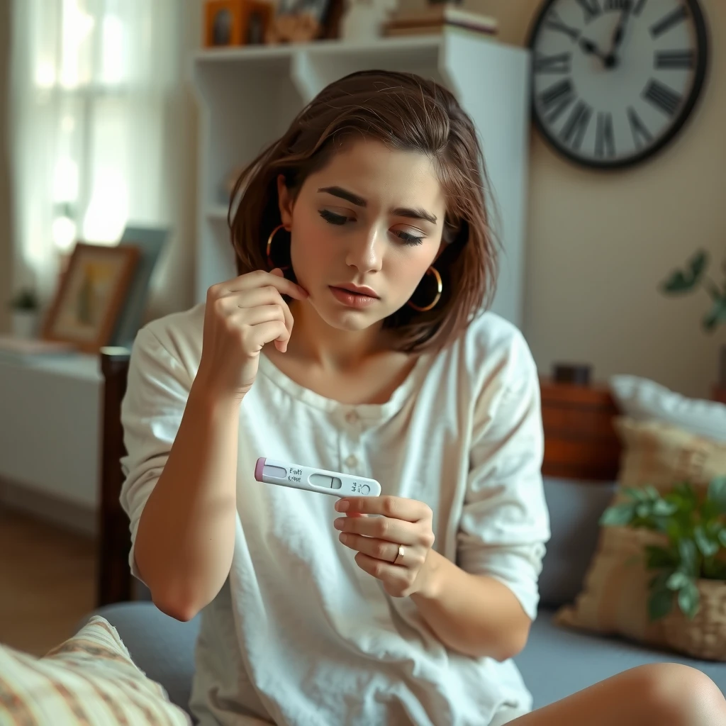 Young woman reflecting on fertility challenges related to PCOS