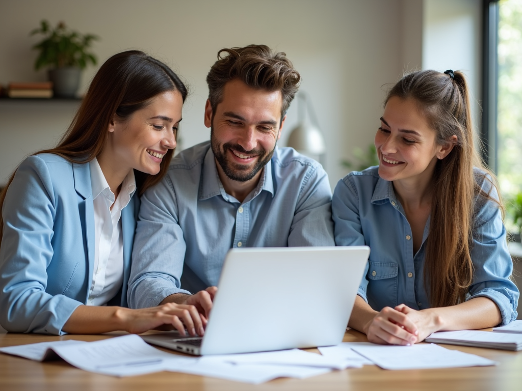 Couple discussing fertility treatment costs with advisor