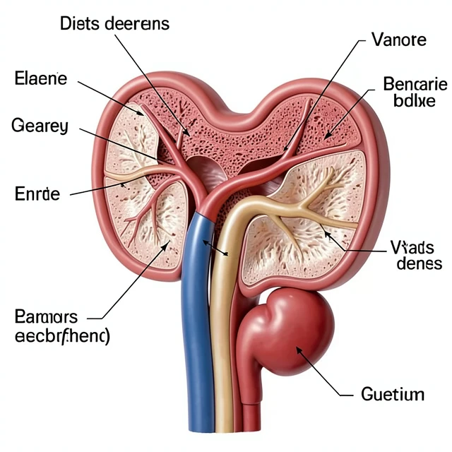 Anatomical diagram of the male reproductive system
