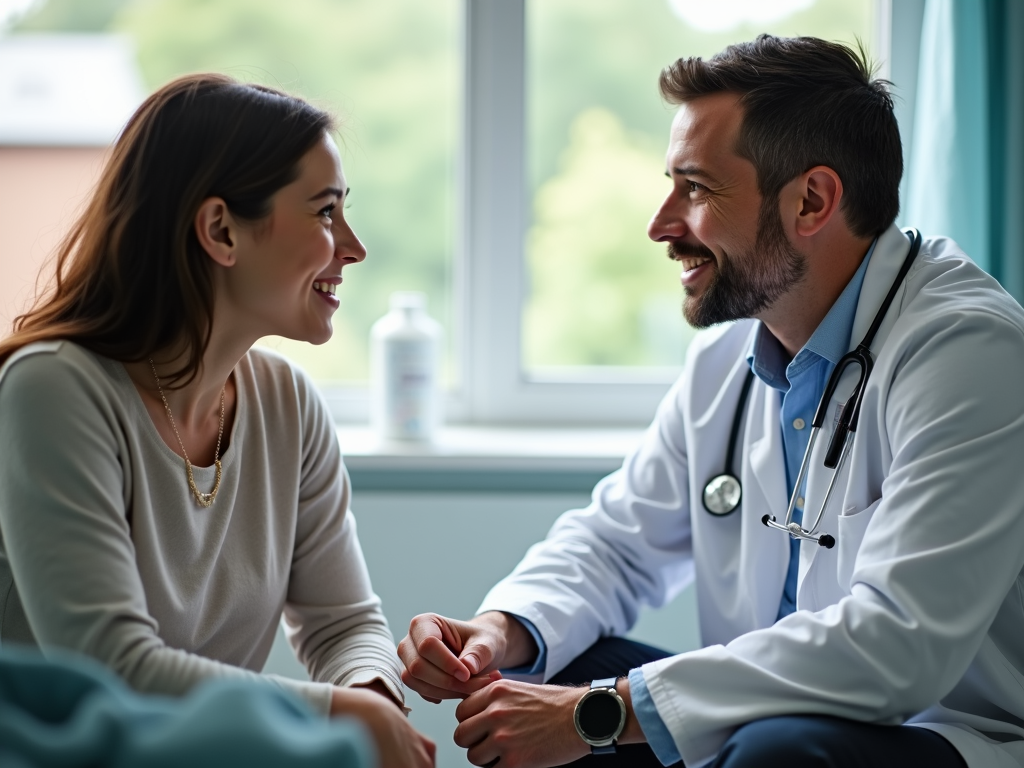 Doctor and patient discussing fertility preservation