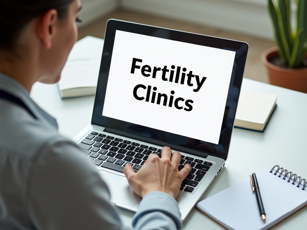 Researching fertility clinics online