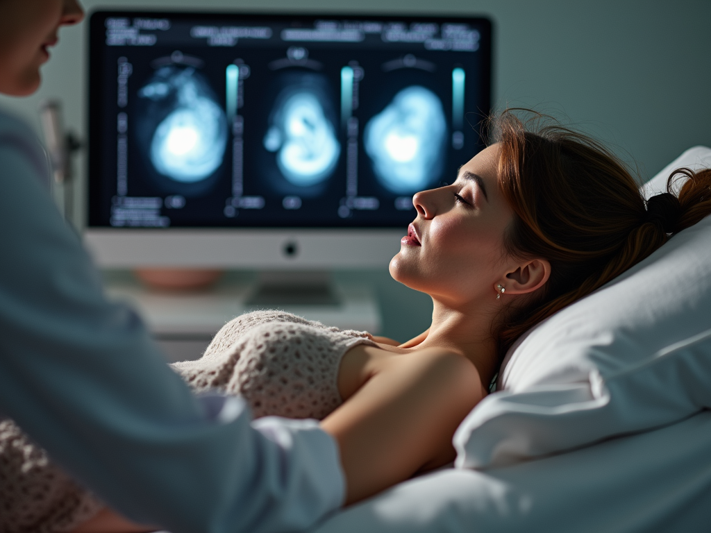 Ultrasound check during ovarian stimulation
