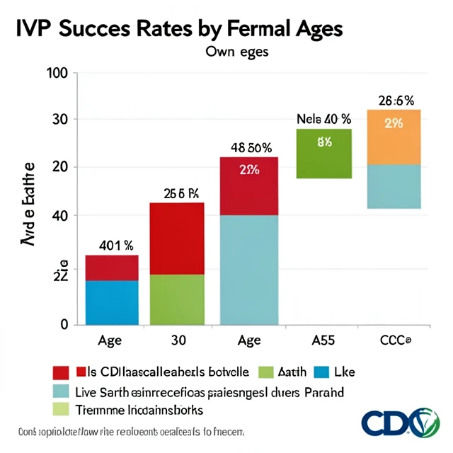 IVF Success Rates by Age Chart from CDC Data