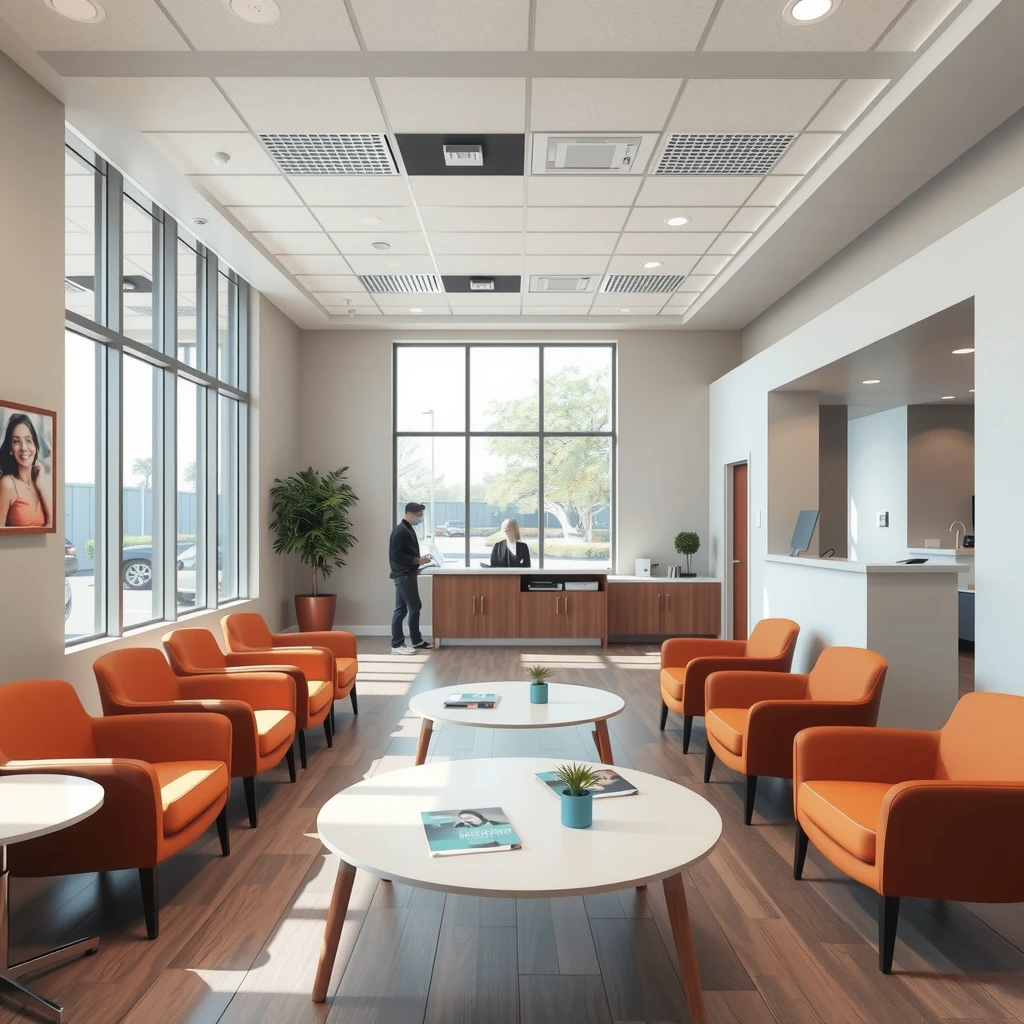 Interior of a modern fertility clinic