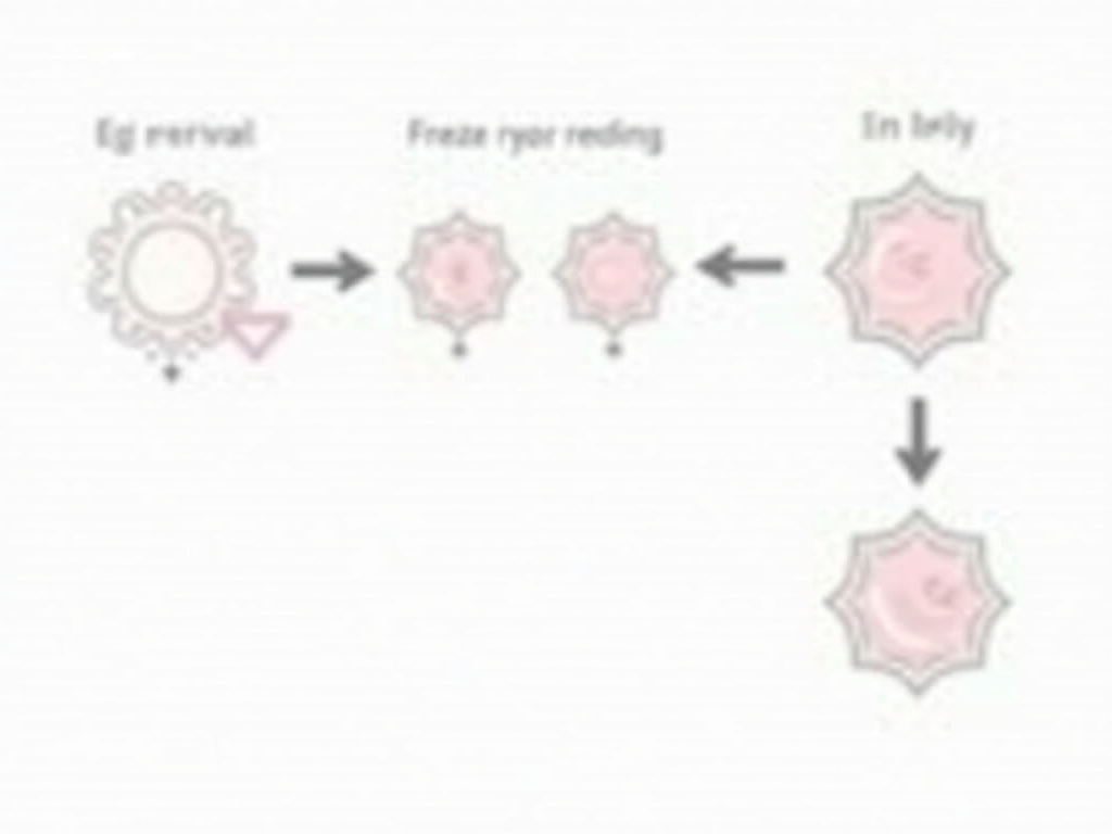 Diagram of embryo cryopreservation process