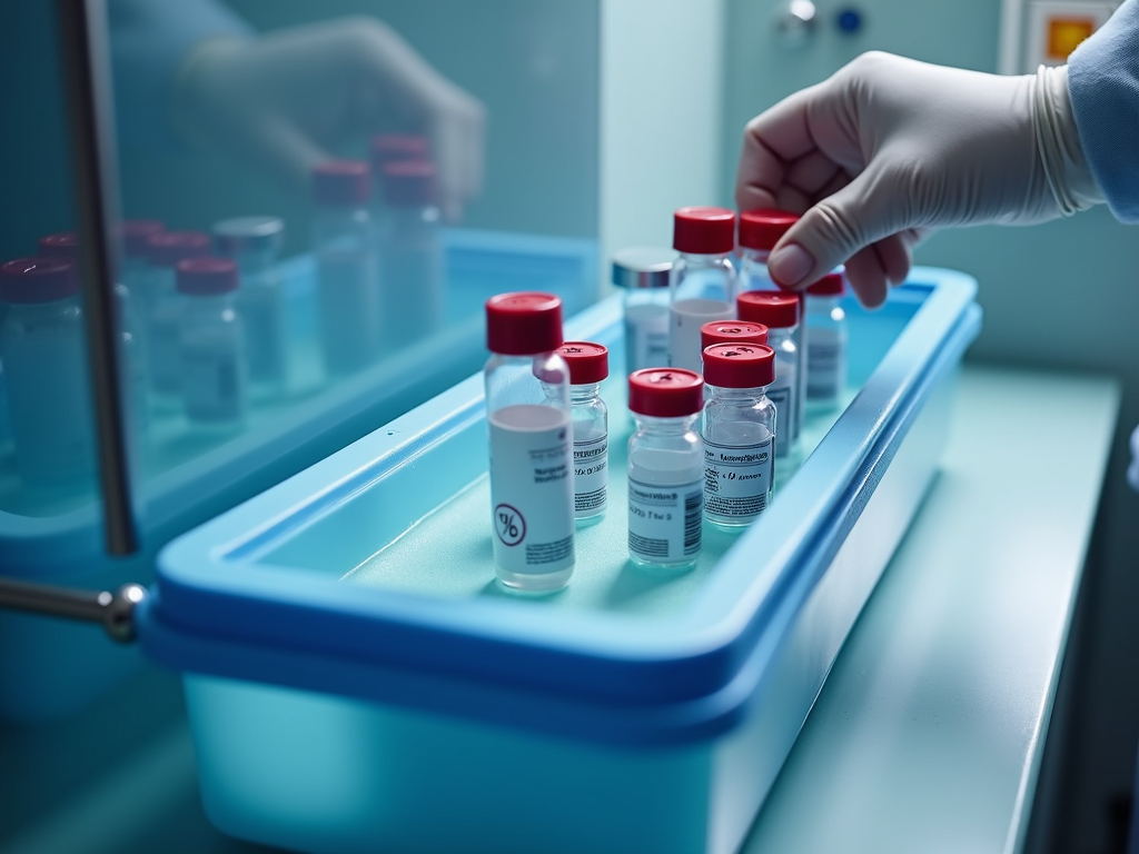 Fertility preservation lab with cryogenic storage