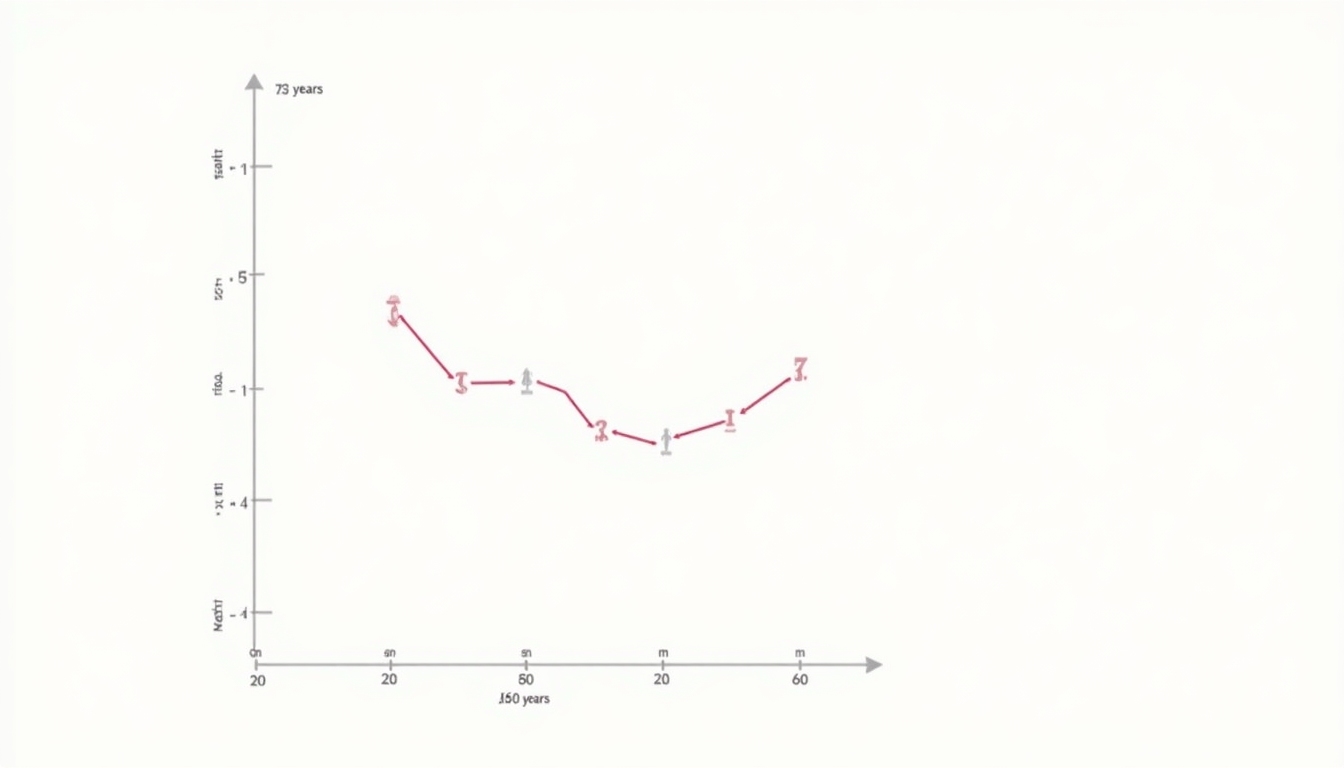 A chart illustrating age-related fertility decline
