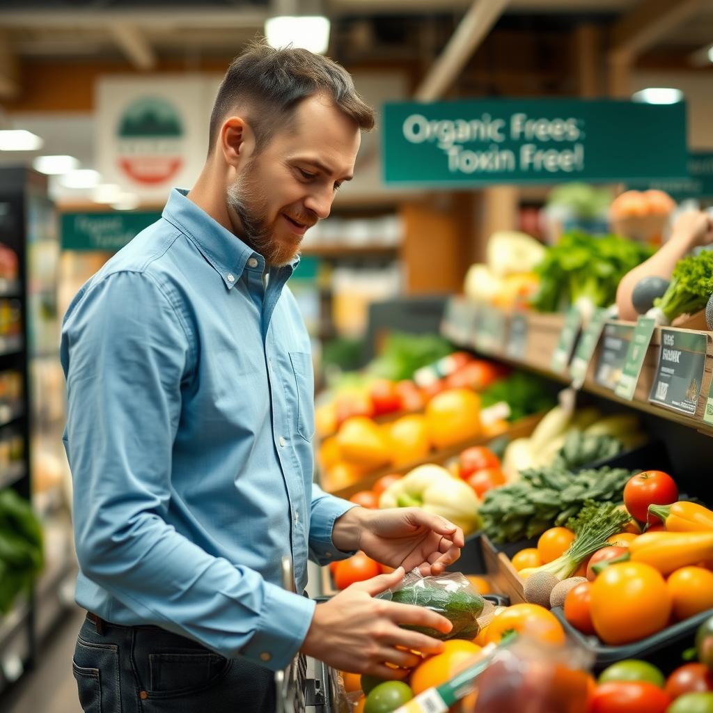 Choosing organic to avoid toxins for sperm health
