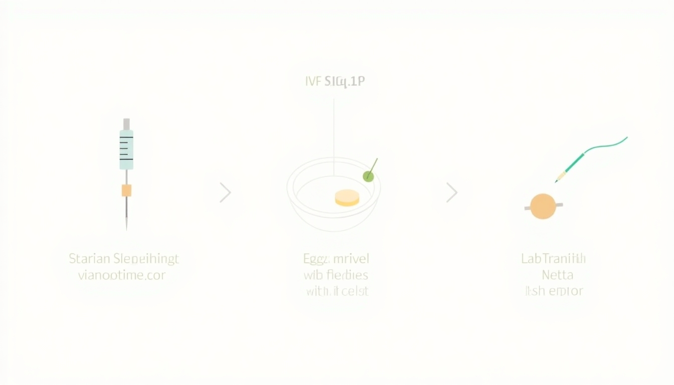 IVF process infographic