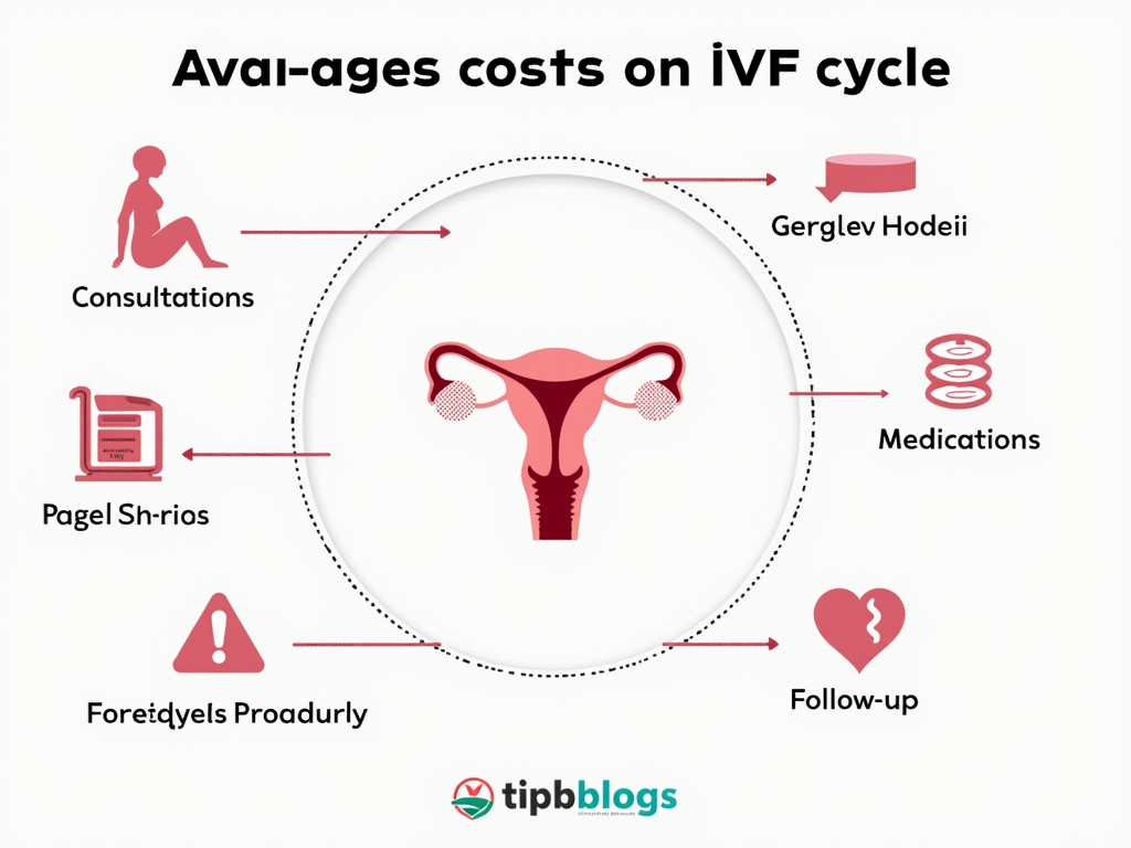 Infographic of IVF cost breakdown