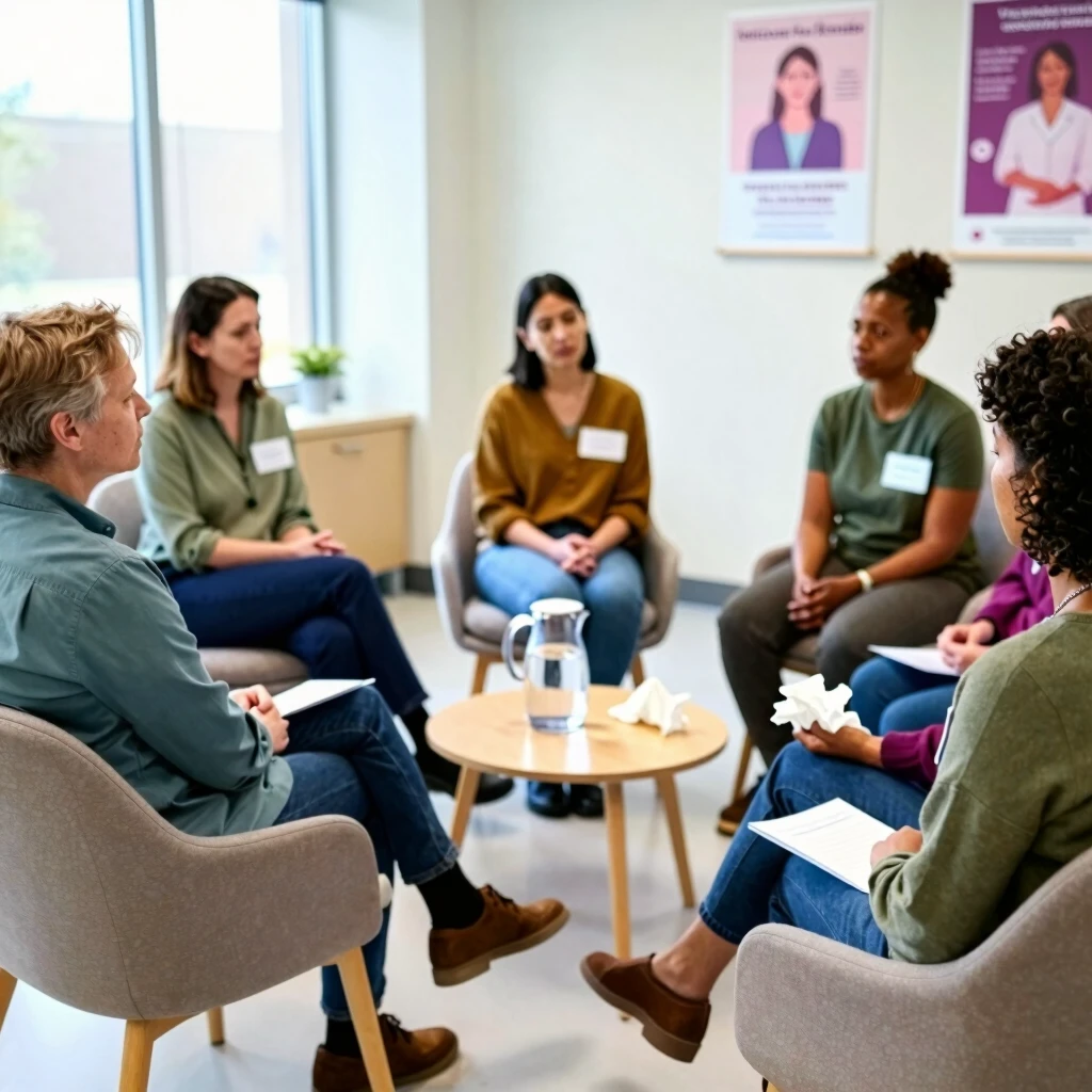 Supportive discussion in a fertility clinic support group