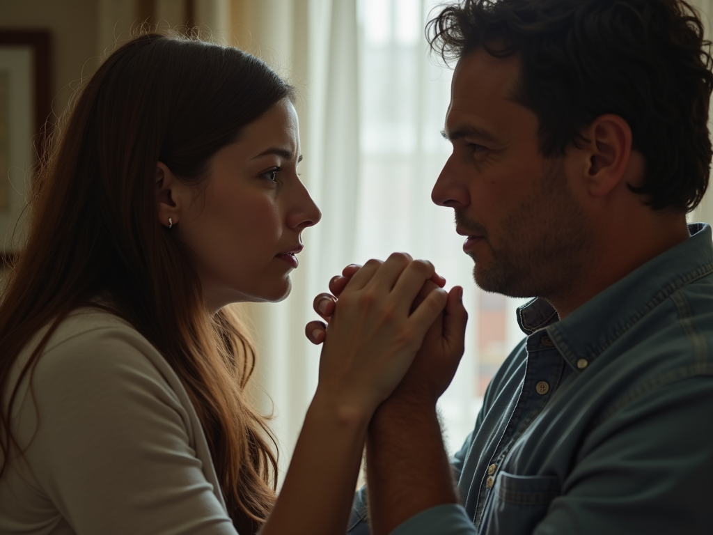 Couple navigating the emotional journey of IVF