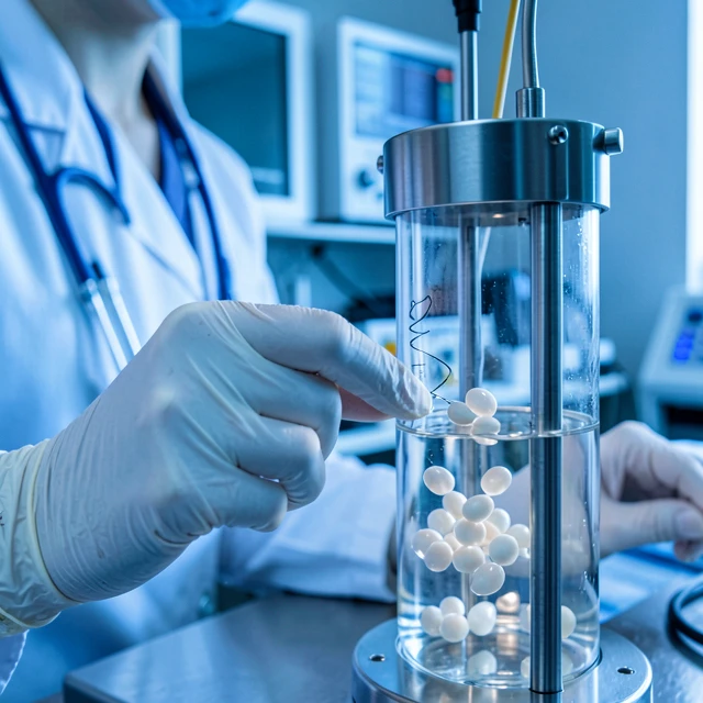 Frozen eggs in a fertility lab for preservation