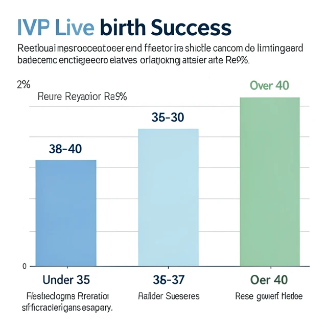 IVF success rates chart by female age groups