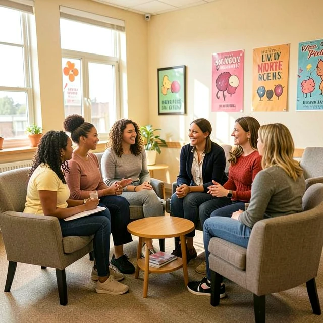 Support group for women with endometriosis