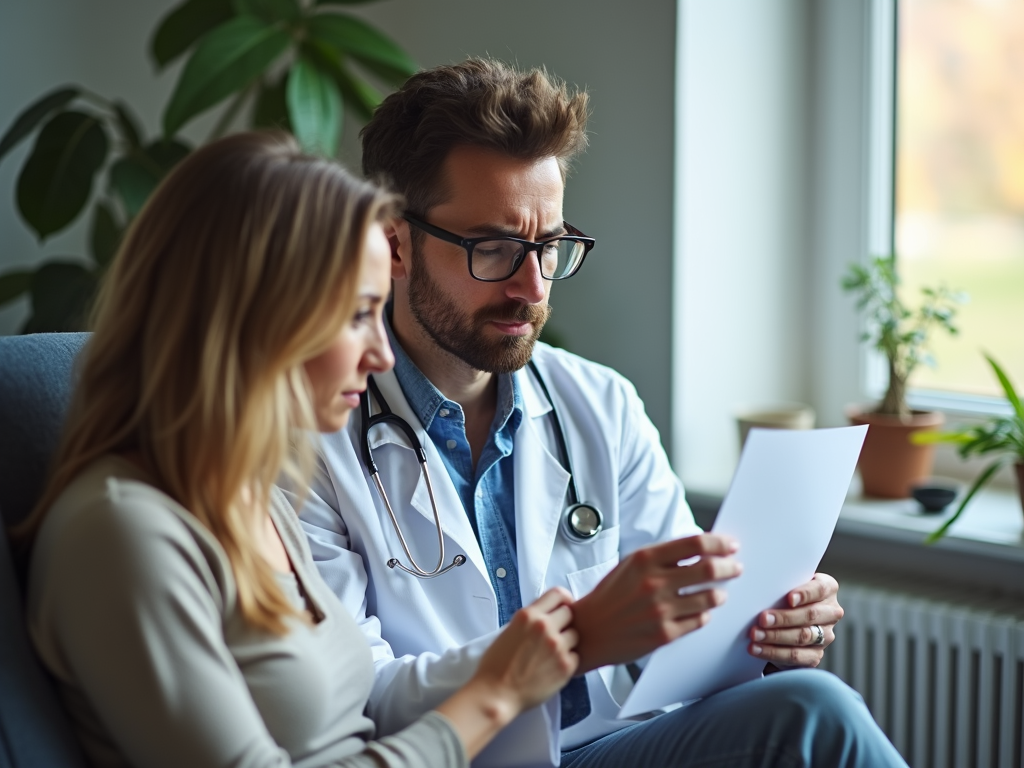 Couple at doctor’s appointment