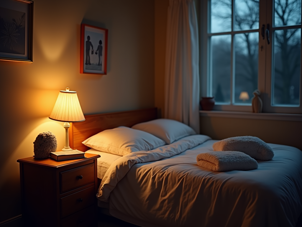 Peaceful bedroom.