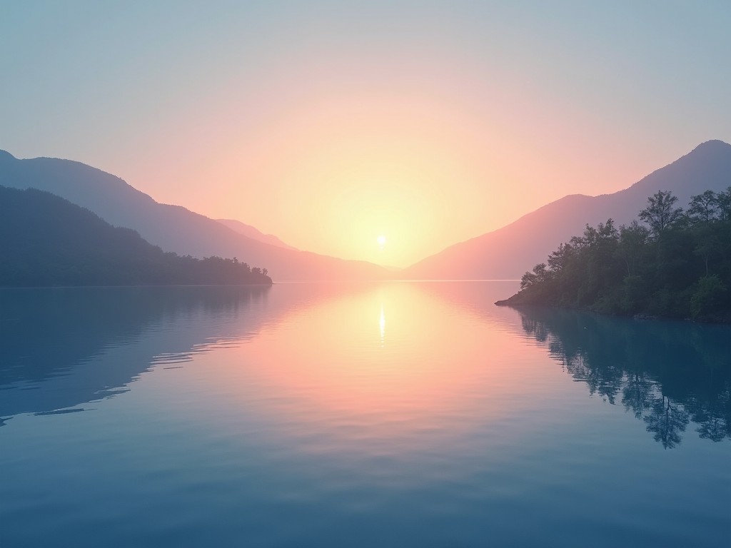 A serene landscape, symbolizing hope and new beginnings.